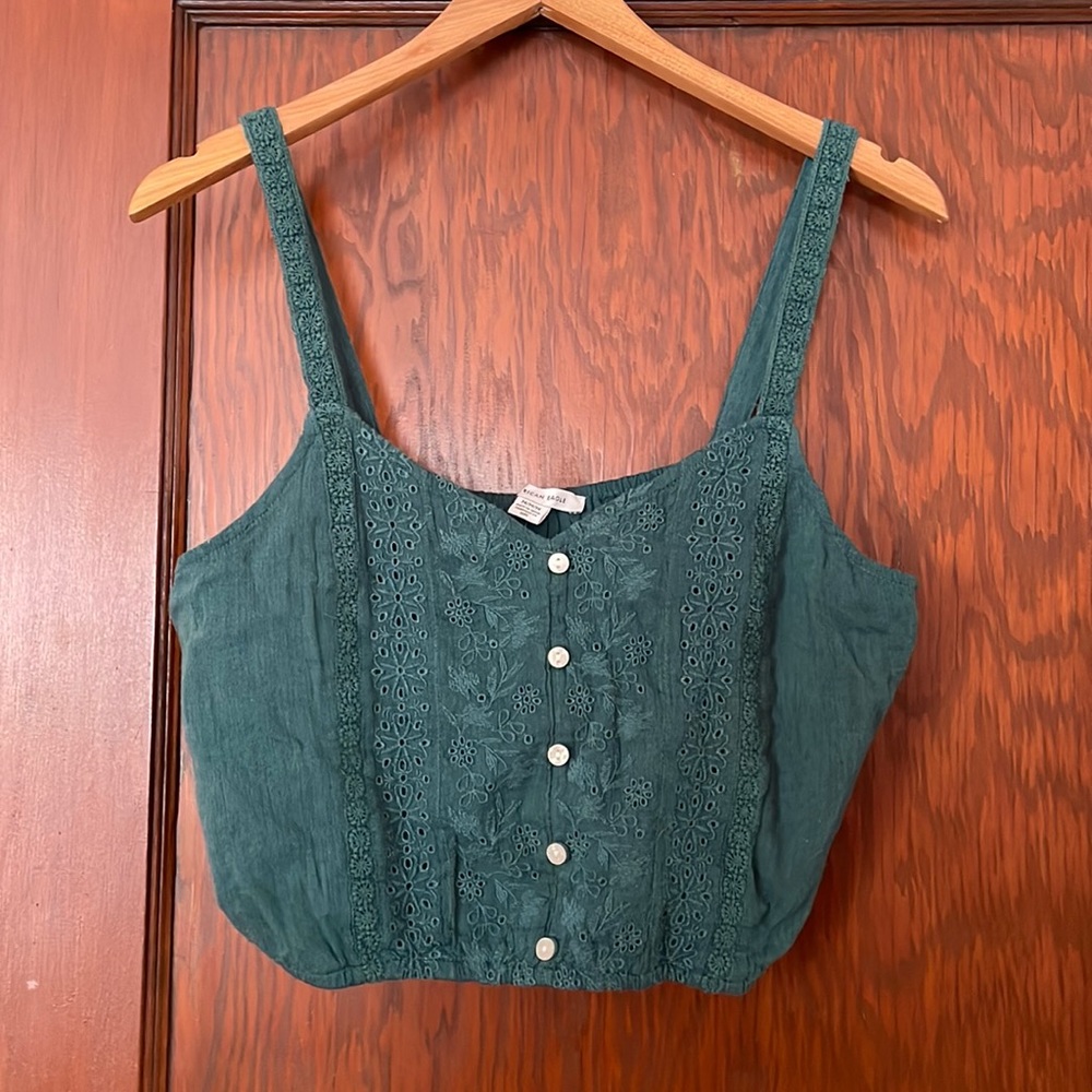American Eagle Boho Crop Top